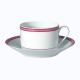 Raynaud Tropic Rose breakfast cup w/ saucer 