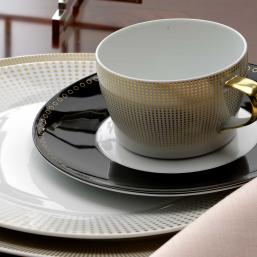 Raynaud Oskar double espresso cup and saucer