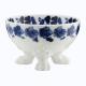 Richard Ginori Babele Blue bowl small w/ stand 