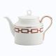 Richard Ginori Catena Scarlatto teapot small 