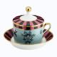 Richard Ginori Cirque des Merveilles Rose teacup w/ saucer w/ cover N°3