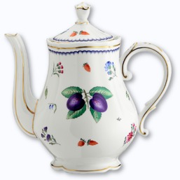 Richard Ginori Porcelain, Florence, Italy Italian Fruit Design Creamer /  Milk Jug. FREE UK POST 