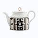 Richard Ginori Labirinto Nero teapot small 