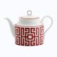 Richard Ginori Labirinto Scarlatto teapot small 