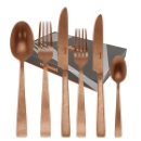 Sambonet Flat  Copper vintage Sambonet Flat  Copper vintage  Garnitur Tafelbesteck 36 tlg Monobloc   Edelstahl