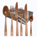 Sambonet Flat  Copper vintage Sambonet Flat  Copper vintage  Garnitur Tafelbesteck 72 tlg Monobloc   Edelstahl