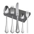  Royal Chippendale Berndorf Royal Chippendale  Kinderbesteck 04 tlg   Silberauflage