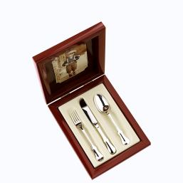 Robbe & Berking Alt Kopenhagen  Kinderbesteck 03 tlg   Silberauflage