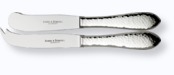  Martelé butter + cheese knives  hollow handle 