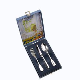 Gebrüder Reiner Spaten Kinderbesteck 03 tlg Silberauflage Gebrüder Reiner Spaten Kinderbesteck 03 tlg Silberauflage