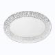 Rosenthal TAC  Gropius Skin Platin Rosenthal TAC  Gropius Skin Platin  Servierplatte  25 cm  Porzellan