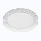 Rosenthal TAC  Gropius Skin Platin Rosenthal TAC  Gropius Skin Platin  Servierplatte  34 cm  Porzellan