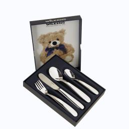 Wilkens & Söhne Piccolino  Kinderbesteck 04 tlg   Silberauflage