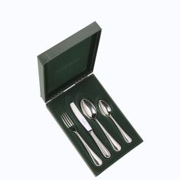 Koch & Bergfeld Perl  Kinderbesteck 04 tlg   Silberauflage