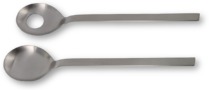 Mono mono-a 2 pcs.salad set (shape compote spoon)