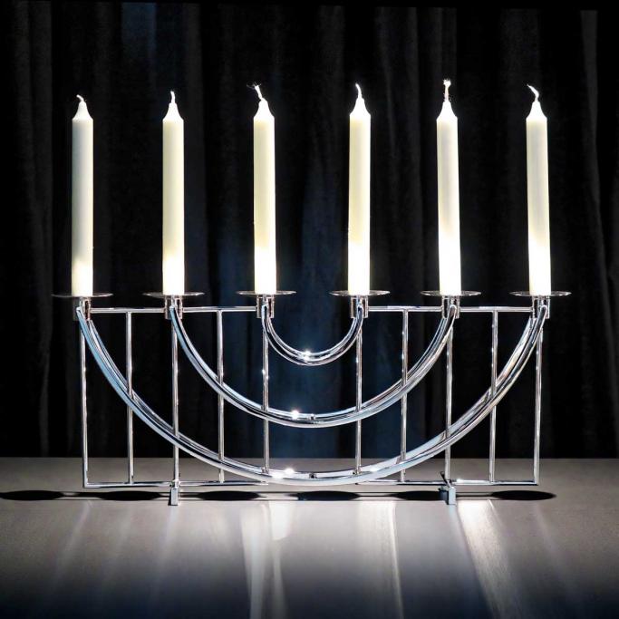 Robbe & Berking Sphinx candelabra 6-armed 