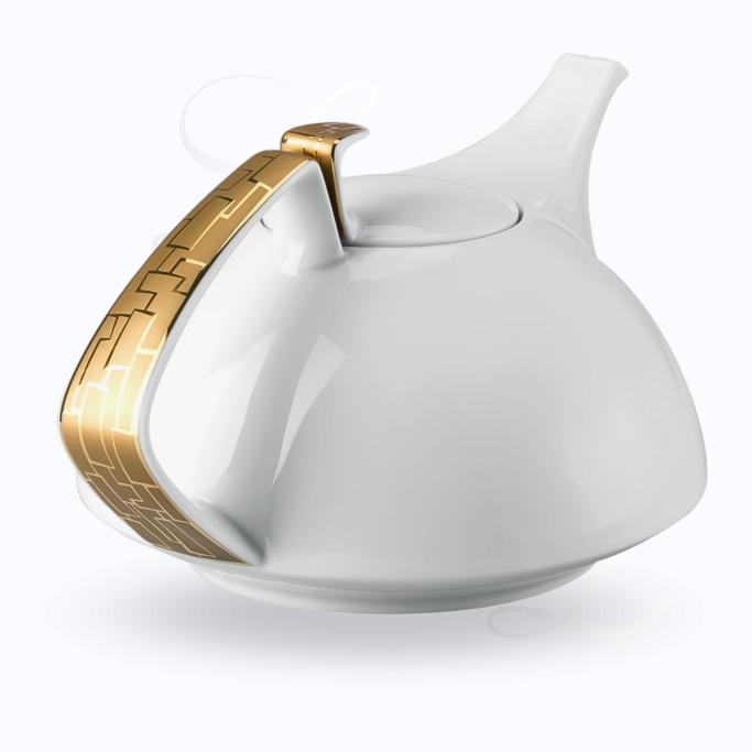 Rosenthal TAC Skin Gold Rosenthal TAC Skin Gold  Teekanne   Porzellan