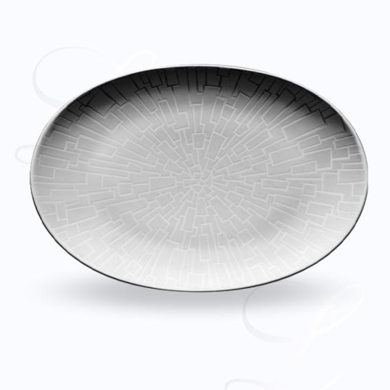 Rosenthal TAC  Gropius Skin Platin Rosenthal TAC  Gropius Skin Platin  Servierplatte  18 cm  Porzellan