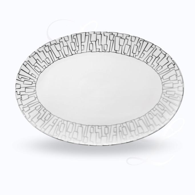 Rosenthal TAC  Gropius Skin Platin Rosenthal TAC  Gropius Skin Platin  Servierplatte  25 cm  Porzellan