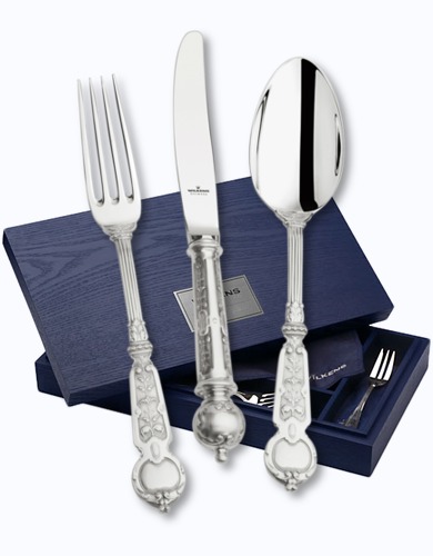 Wilkens & Söhne Venezia matt table set 30 pcs hollow handle 