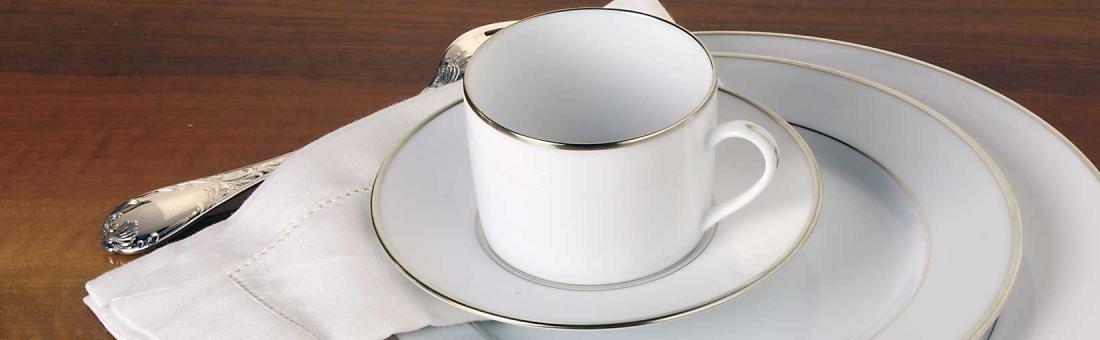 Christofle Albi Platine dinnerware