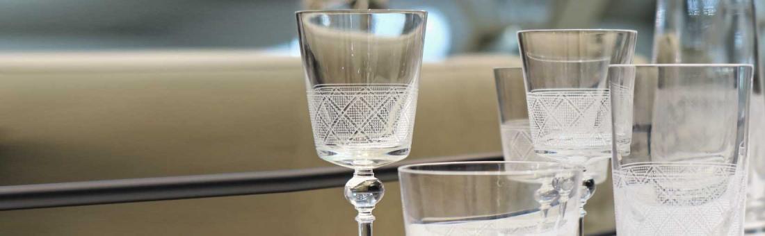 Christofle  glassware