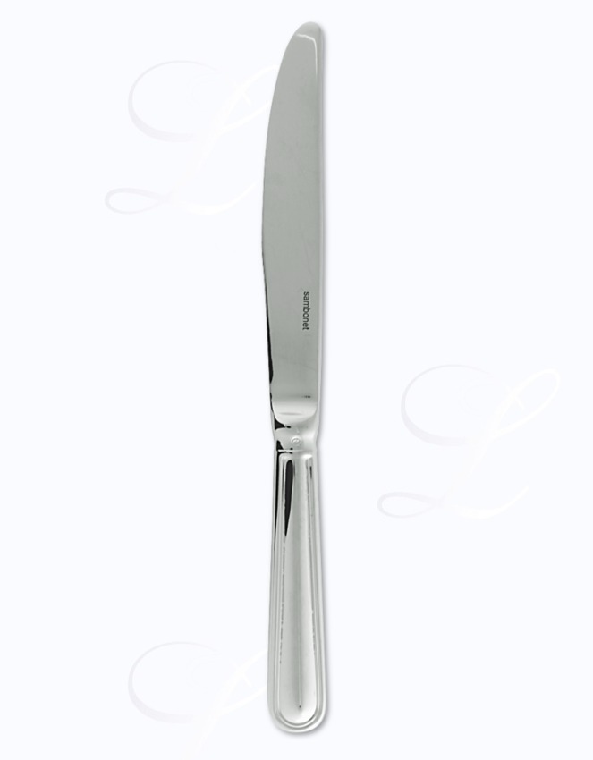 Sambonet Contour Sambonet Contour  Dessertmesser Monobloc   Silberauflage