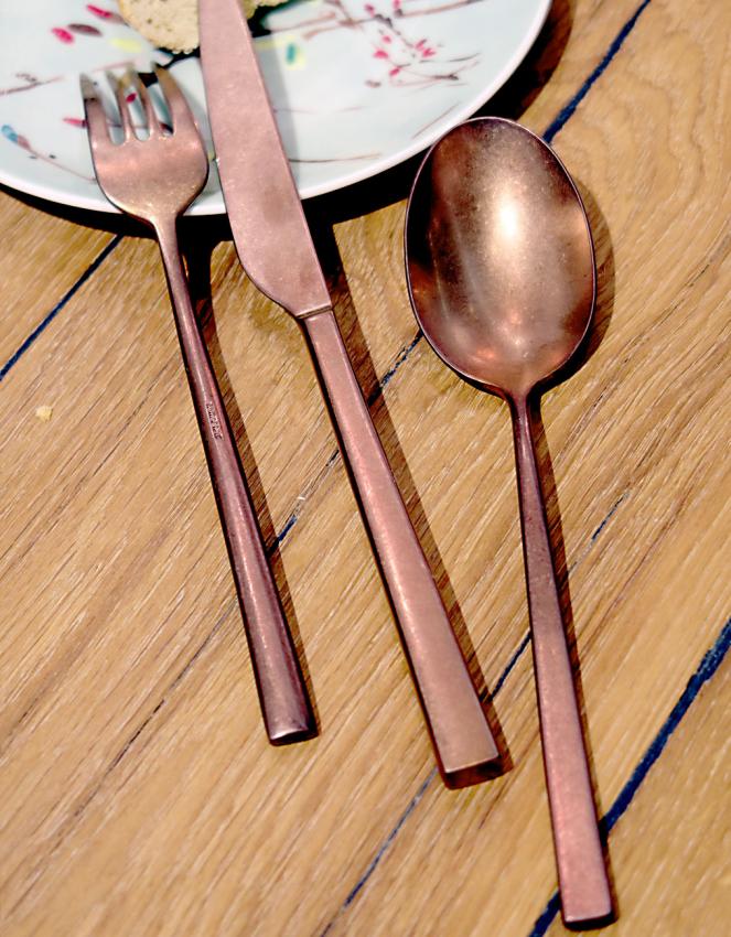 Sambonet Linea Q  Copper vintage