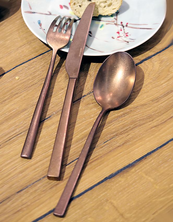 Sambonet Linea Q  Copper vintage