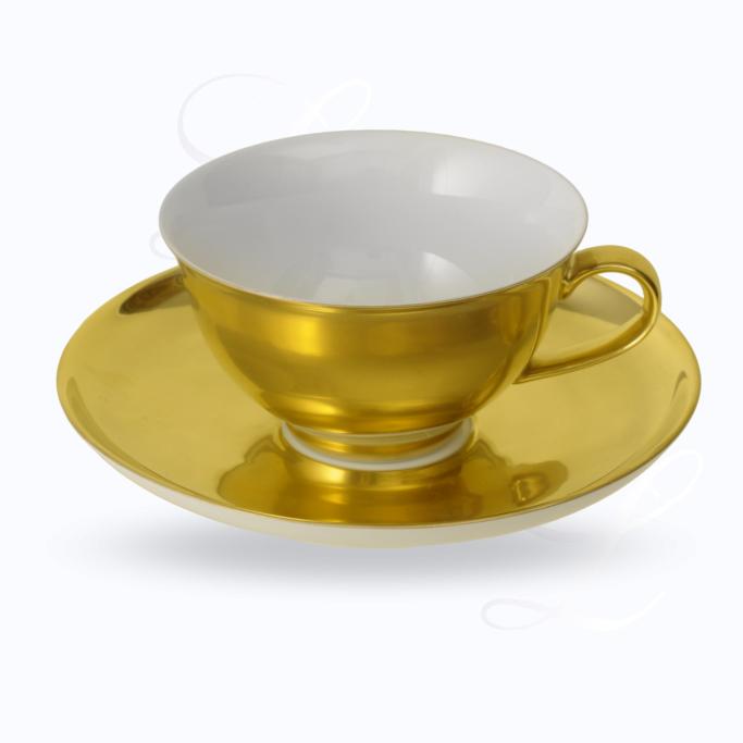 Reichenbach Colour Gold teacup w/ saucer 