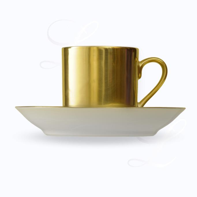 Reichenbach Colour Gold mocha cup w/ saucer 