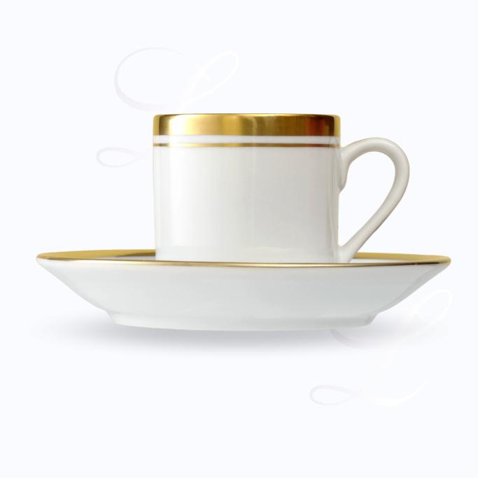 Reichenbach Colour Goldlinie mocha cup w/ saucer 