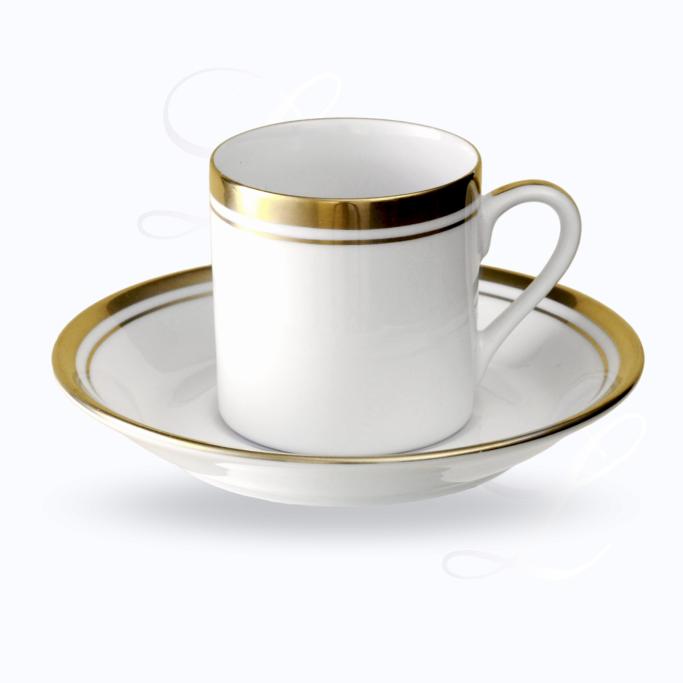 Reichenbach Colour Goldlinie mocha cup w/ saucer 