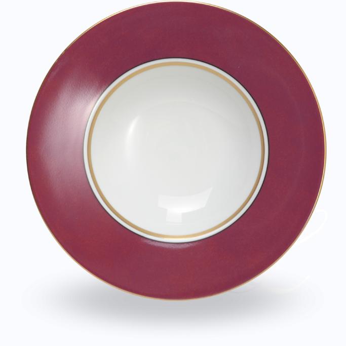 Reichenbach Colour Raspberry soup plate w/ rim 