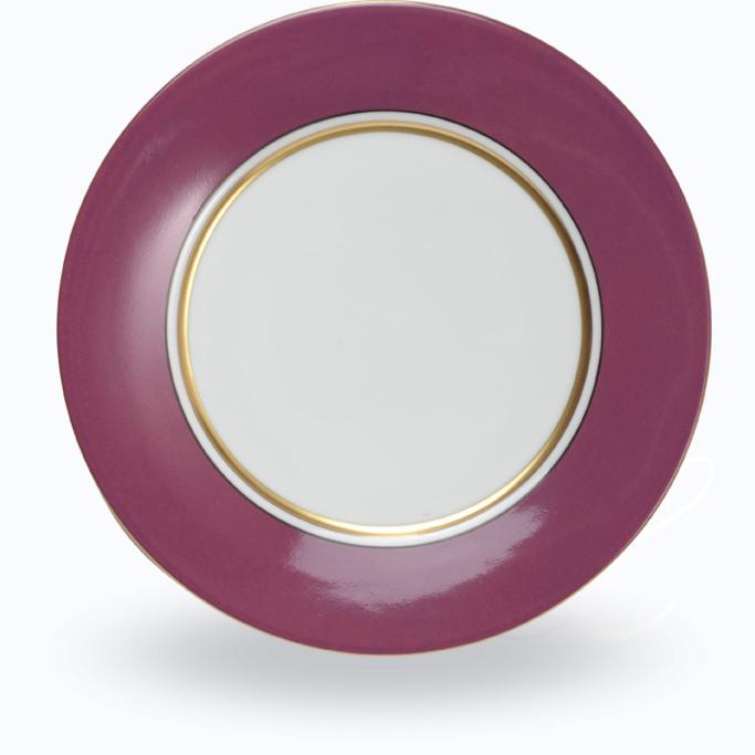 Reichenbach Colour Raspberry dessert plate w/ rim 