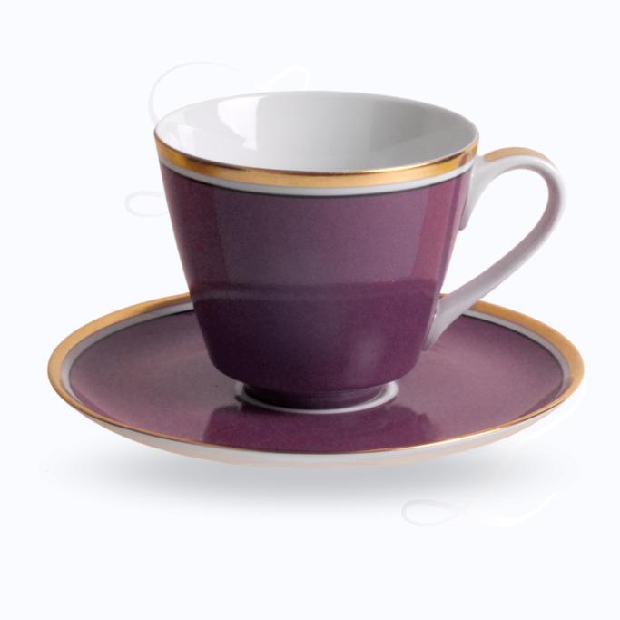 Reichenbach Colour Raspberry hot chocolat cup w/ saucer 