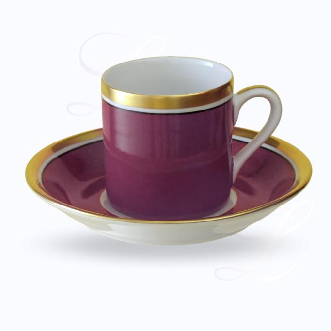 Reichenbach Colour Raspberry mocha cup w/ saucer 