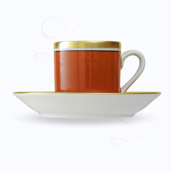 Reichenbach Colour III Bernstein mocha cup w/ saucer 