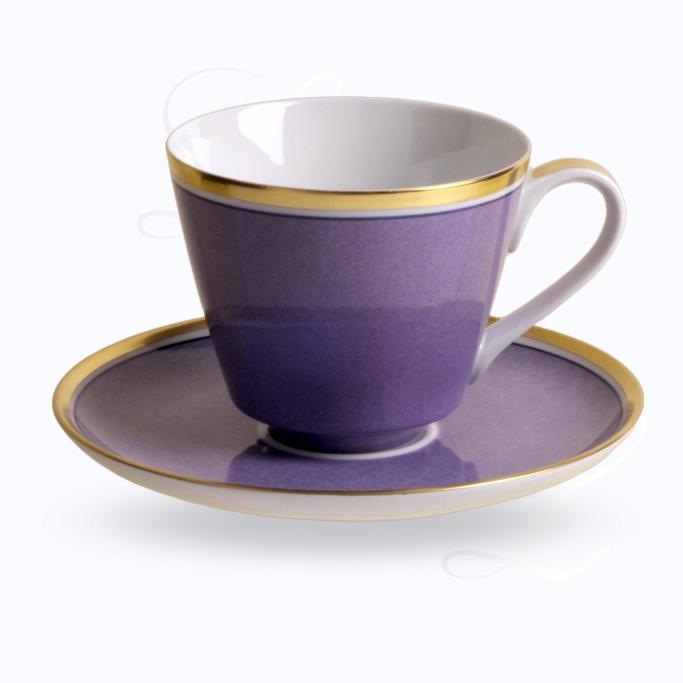 Reichenbach Colour I Flieder hot chocolat cup w/ saucer 