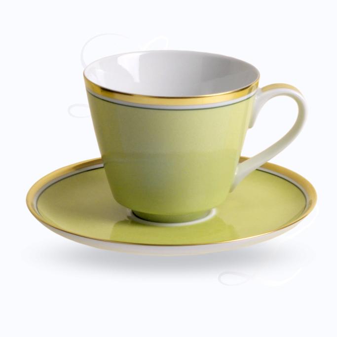 Reichenbach Colour I Grün hot chocolat cup w/ saucer 