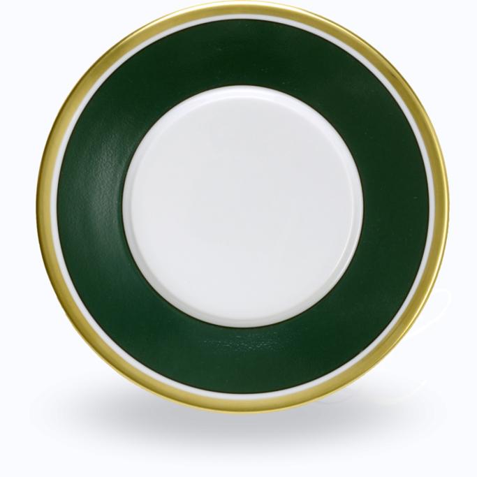 Reichenbach Colour III Petrol bread plate w/ rim 