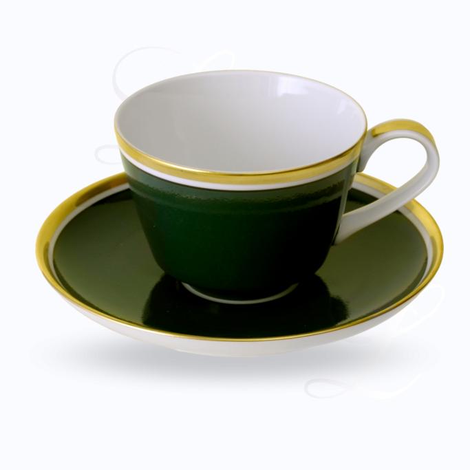 Reichenbach Colour III Petrol cappuccino cup w/ saucer 