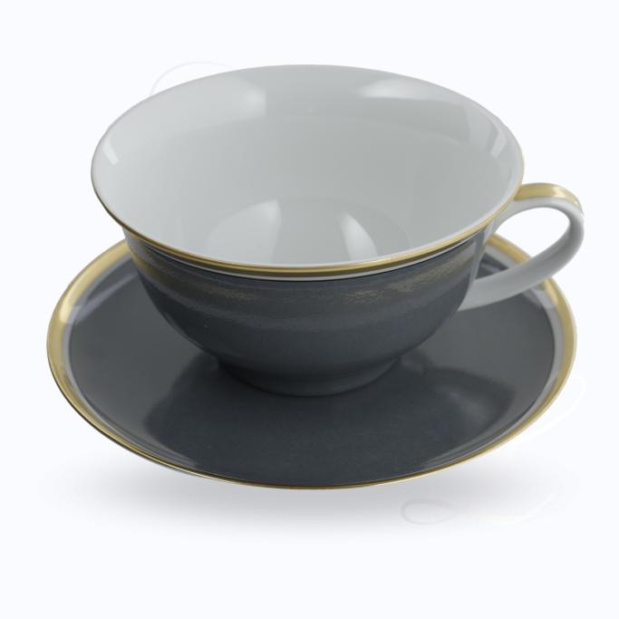 Reichenbach Colour I Grau breakfast cup w/ saucer 