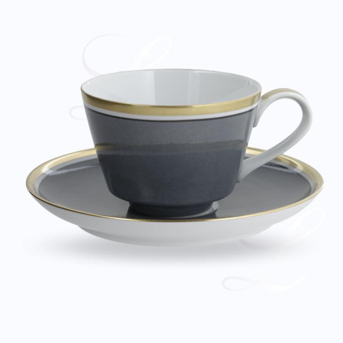 Reichenbach Colour I Grau cappuccino cup w/ saucer 