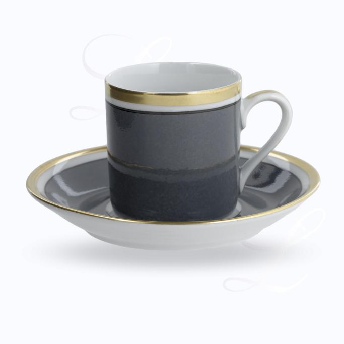 Reichenbach Colour I Grau mocha cup w/ saucer 