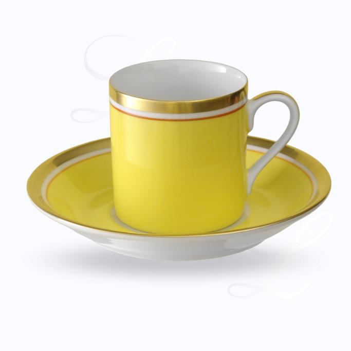 Reichenbach Colour I Gelb mocha cup w/ saucer 