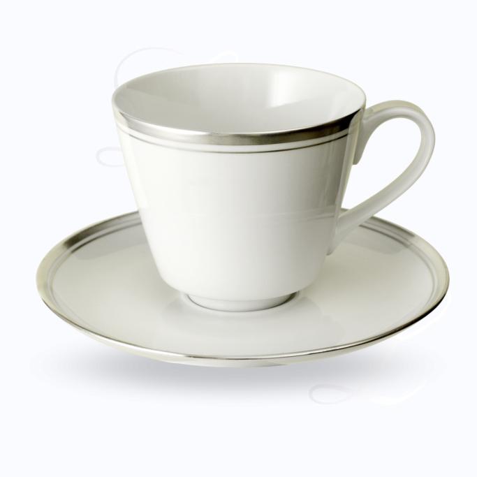 Reichenbach Colour Silberrand hot chocolat cup w/ saucer 