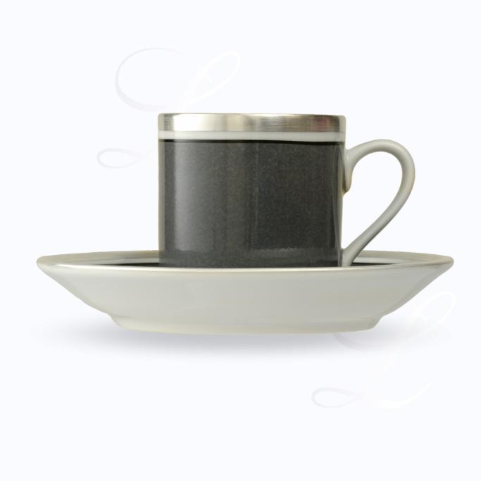 Reichenbach Colour IV Grau mocha cup w/ saucer 