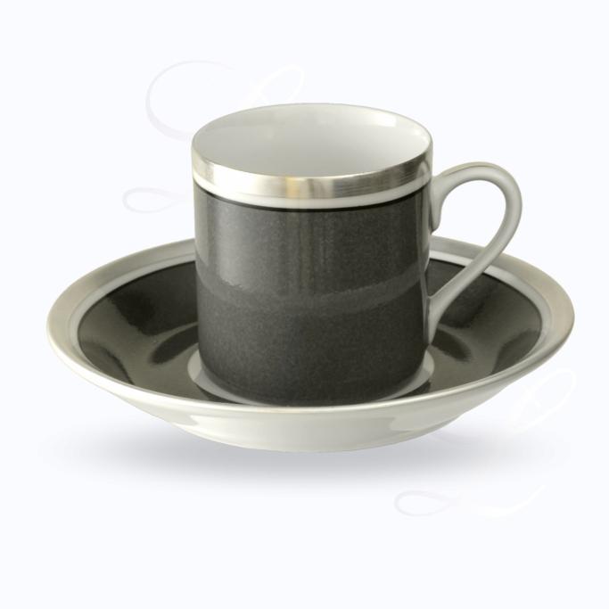 Reichenbach Colour IV Grau mocha cup w/ saucer 