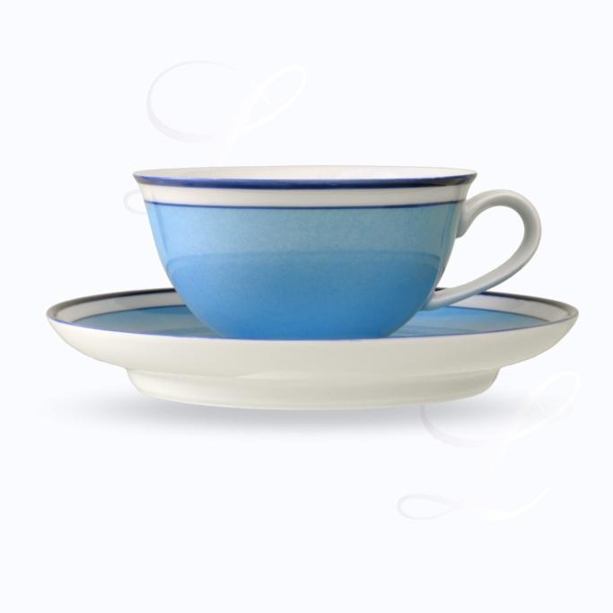 Reichenbach Colour Sylt Blau Reichenbach Colour Sylt Blau  Teetasse  und Untertasse  Porzellan